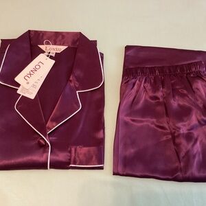 Silk pajama set, 100% real silk, NEW